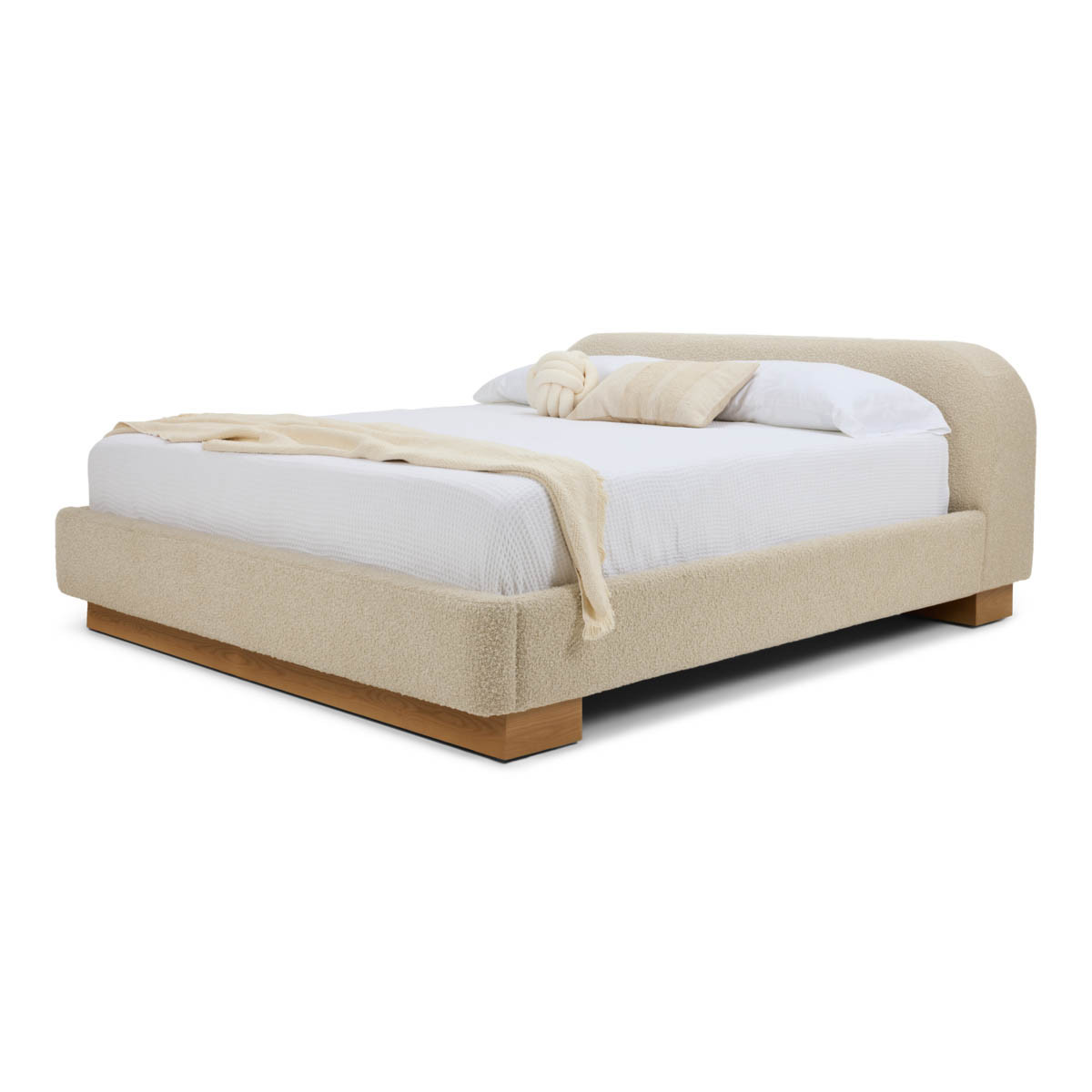 castiel bed front 45 dressed 3 