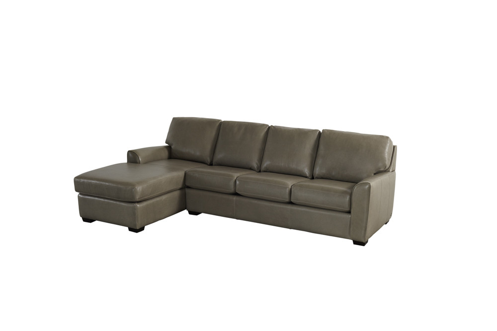kaden leather sectional 