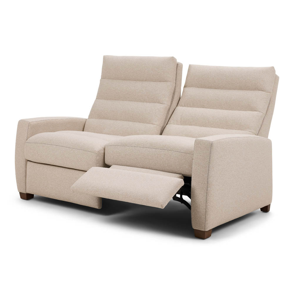 lanier love seat 45 open leather 