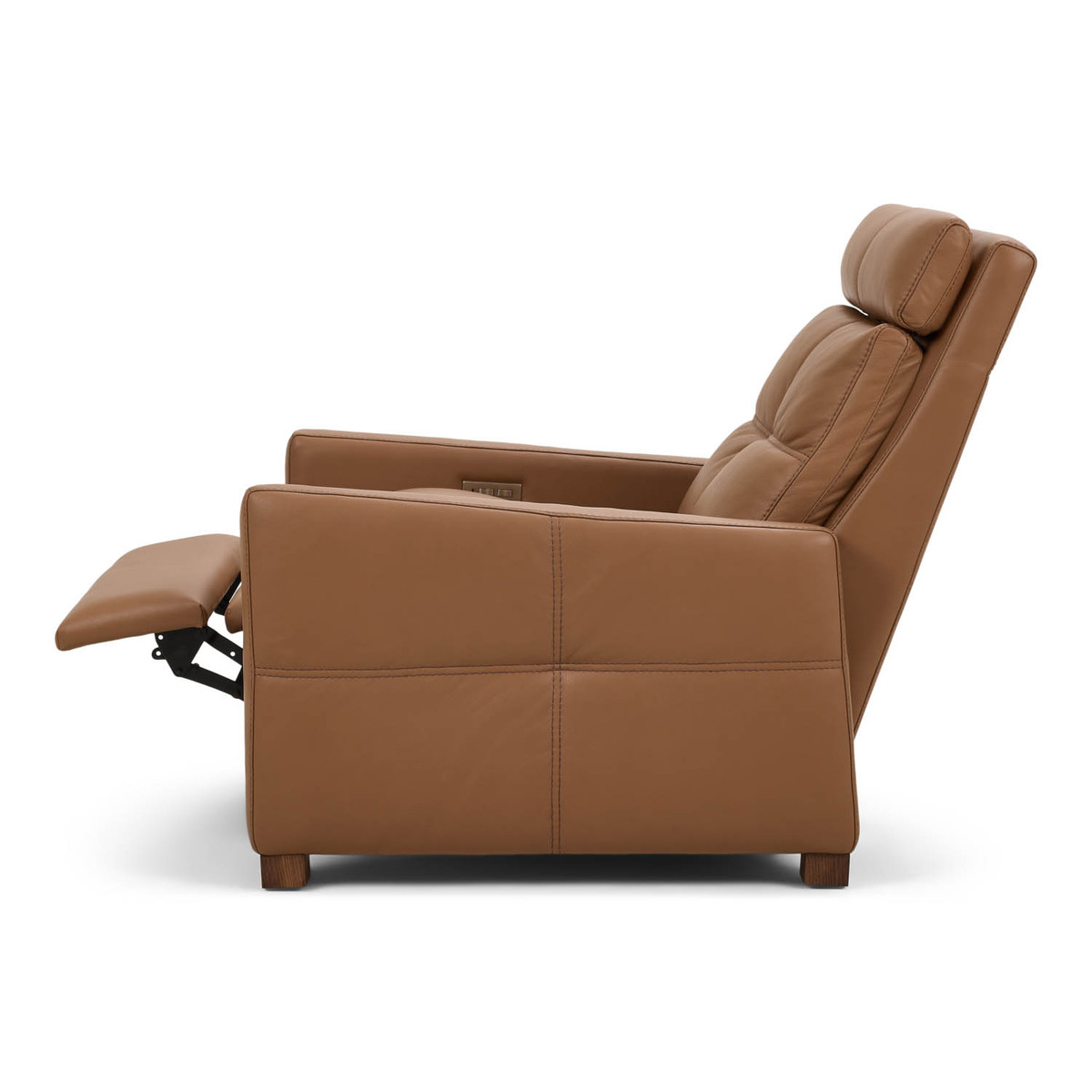 rainier luxe recliner side open 