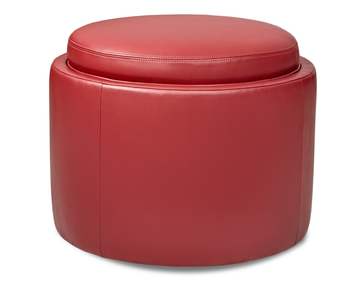 uno in red leather 